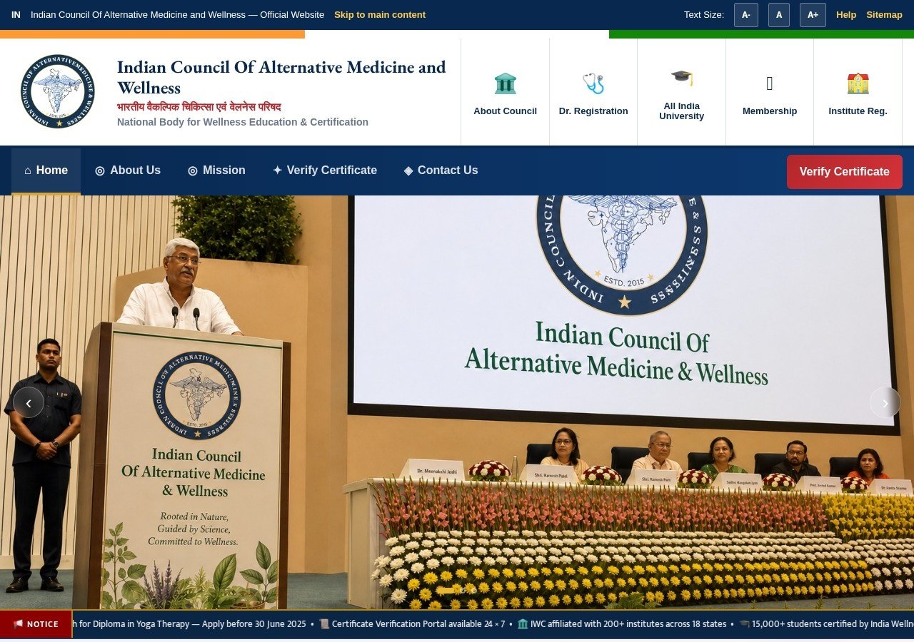 India Wellness Council