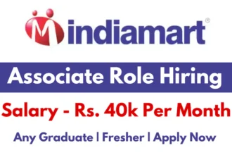 IndiaMart Company Mass Hiring Freshers for Associate Role