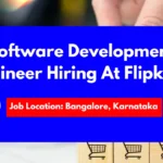 Software Development Engineer Hiring At Flipkart