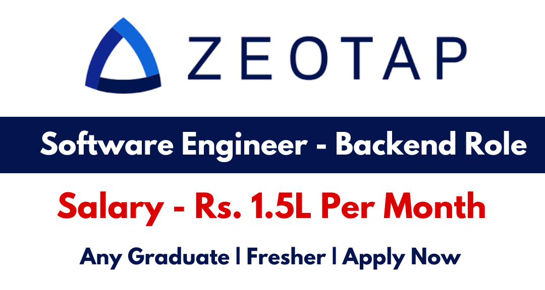 Zeotap is Hiring Freshers